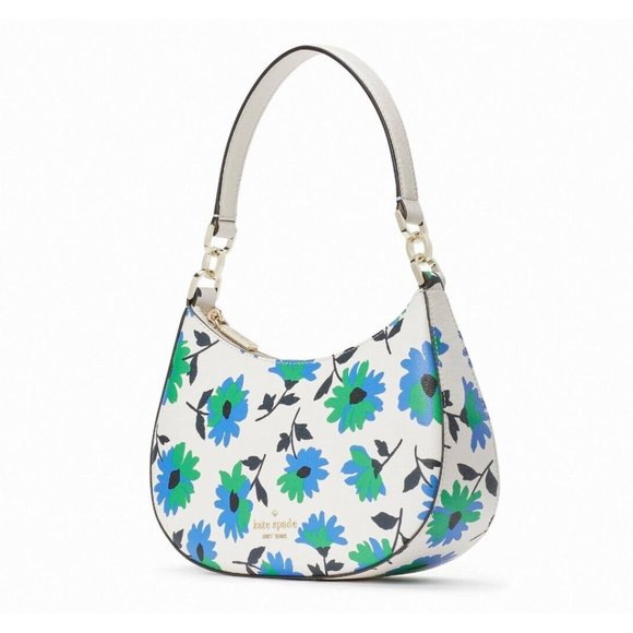 New Kate Spade Kristi Park Posies Crossbody Cream Multi - Picture 1 of 4